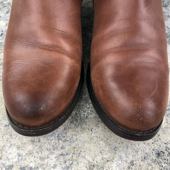 Blondo Women's Size 8M Volly Brown Leather Waterproof Side Zip Tall Riding Boots - Picture 4 of 16